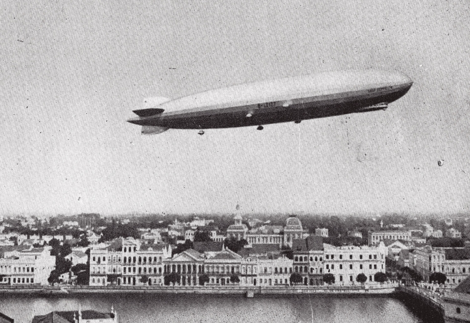 Graf Zeppelin over Recife, Brazil